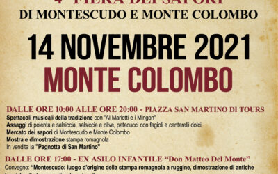 Torna la manifestazione “Le dolcezze di San Martino”.  Al via domenica 14 novembre la quarta edizione della  Fiera dei Sapori a Monte Colombo