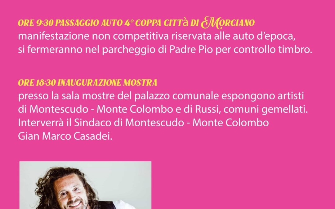 EVENTI DOMENICA 4 AGOSTO